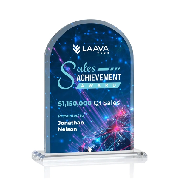 The Magnificent Bridgeport VividPrint™ Award on base features a 0.75" thick... from ASI 84592 St Regis Group / St Regis