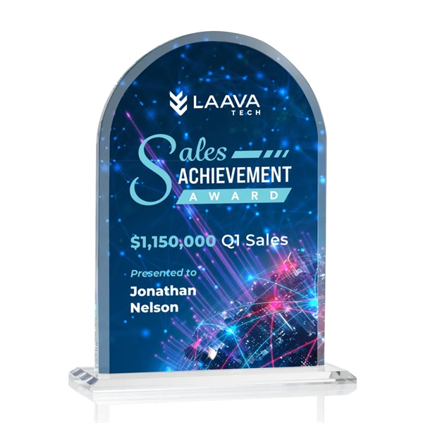 The Magnificent Bridgeport VividPrint™ Award on base features a 0.75" thick... from ASI 84592 St Regis Group / St Regis