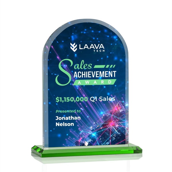 The Magnificent Bridgeport VividPrint™ Award on base features a 0.75" thick... from ASI 84592 St Regis Group / St Regis