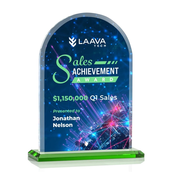 The Magnificent Bridgeport VividPrint™ Award on base features a 0.75" thick... from ASI 84592 St Regis Group / St Regis