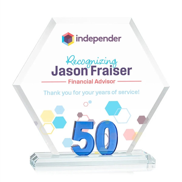 Mark a milestone in your organization with our Starfire Crystal Riviera... from ASI 84592 St Regis Group / St Regis