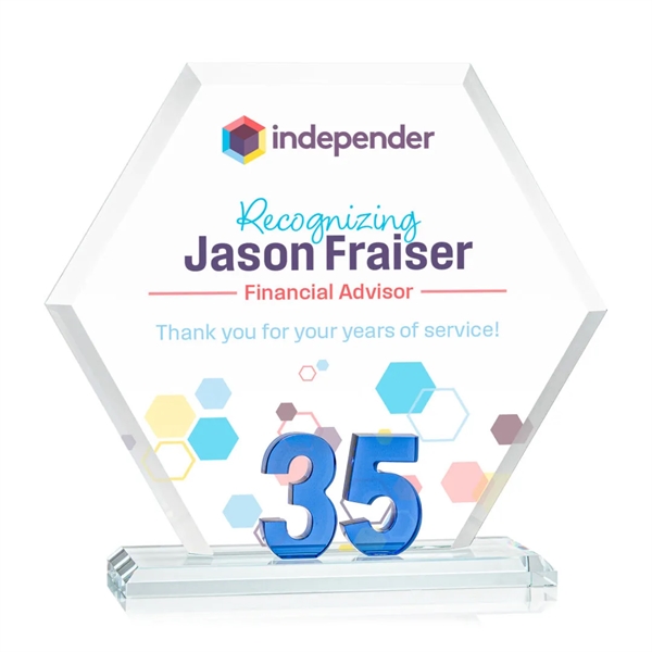 Mark a milestone in your organization with our Starfire Crystal Riviera... from ASI 84592 St Regis Group / St Regis