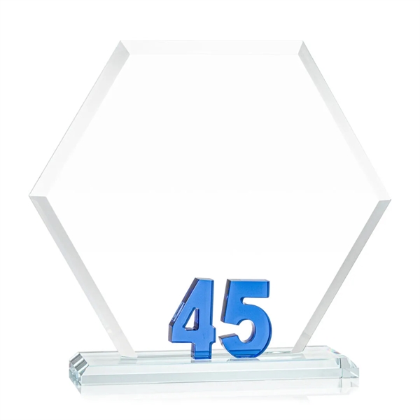 Mark a milestone in your organization with our Starfire Crystal hexagon... from ASI 84592 St Regis Group / St Regis