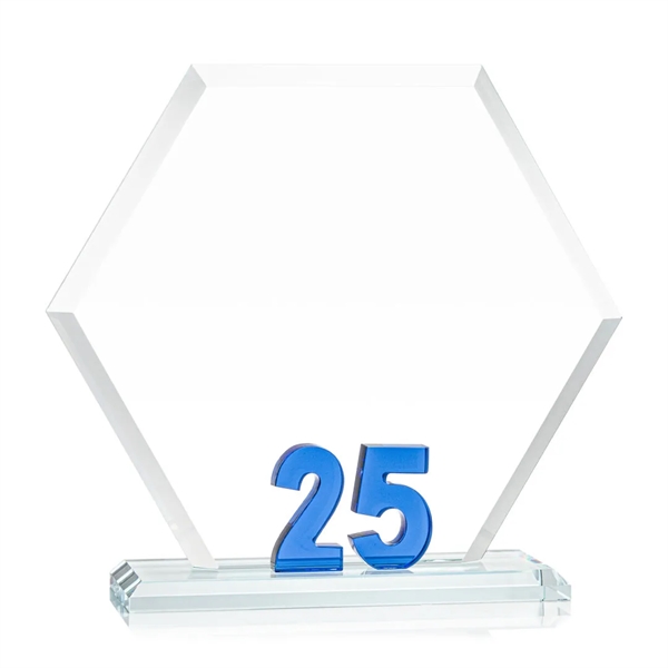 Mark a milestone in your organization with our Starfire Crystal hexagon... from ASI 84592 St Regis Group / St Regis