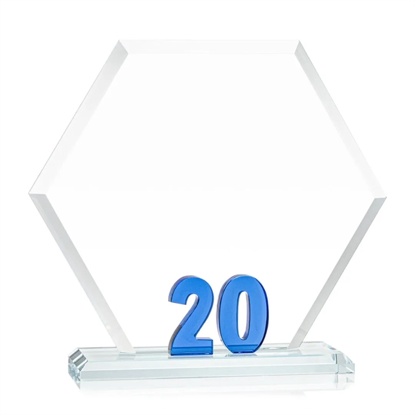 Mark a milestone in your organization with our Starfire Crystal hexagon... from ASI 84592 St Regis Group / St Regis