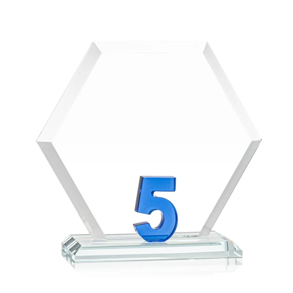 Mark a milestone in your organization with our Starfire Crystal hexagon... from ASI 84592 St Regis Group / St Regis