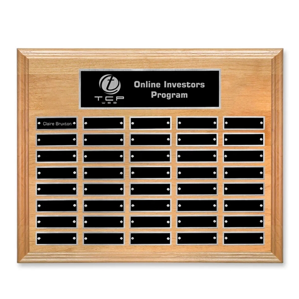 The Erindale Perpetual Plaque is prestigious and elegant, designed to honor... from ASI 84592 St Regis Group / St Regis