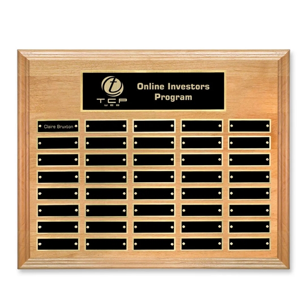 The Erindale Perpetual Plaque is prestigious and elegant, designed to honor... from ASI 84592 St Regis Group / St Regis