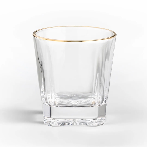 Our Santana OTR Glass combines a gold or silver rim, a... from ASI 84592 St Regis Group