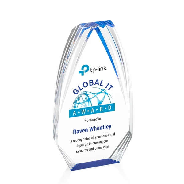 The Lantana VividPrint™ Award embodies true elegance with clear acrylic ridges... from ASI 84592 St Regis Group / St Regis