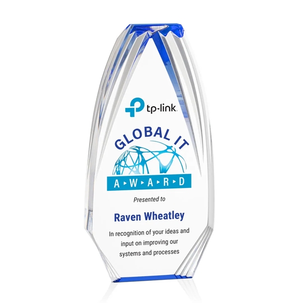 The Lantana VividPrint™ Award embodies true elegance with clear acrylic ridges... from ASI 84592 St Regis Group / St Regis