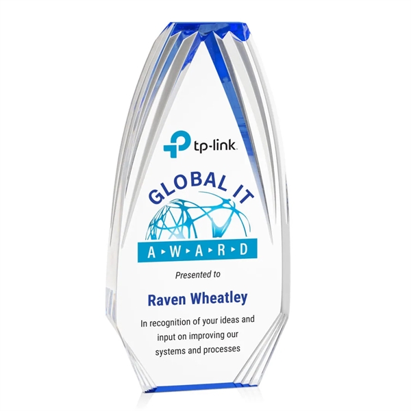 The Lantana VividPrint™ Award embodies true elegance with clear acrylic ridges... from ASI 84592 St Regis Group / St Regis