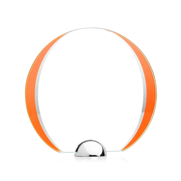 Made of Starfire Crystal, the beautiful round Stanton VividPrint™ Award features... from ASI 84592 St Regis Group / St Regis