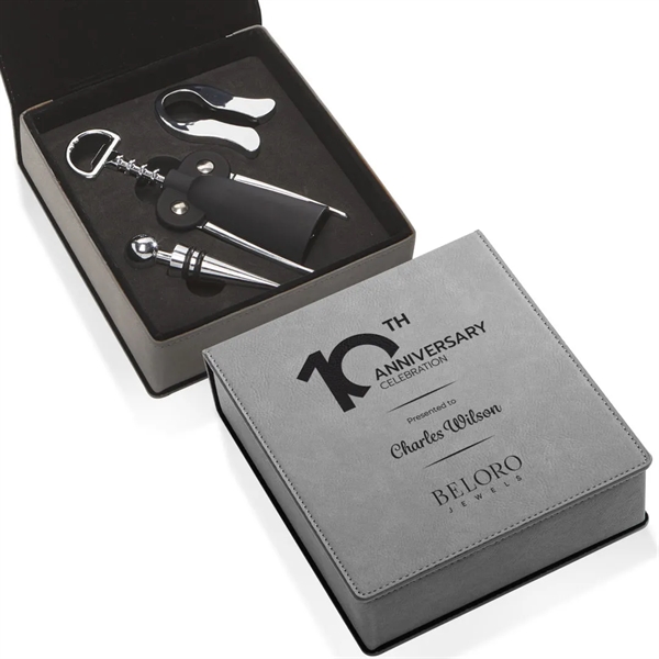 The Falkland Wine Accessory Set includes three essential tools for any... from ASI 84592 St Regis Group