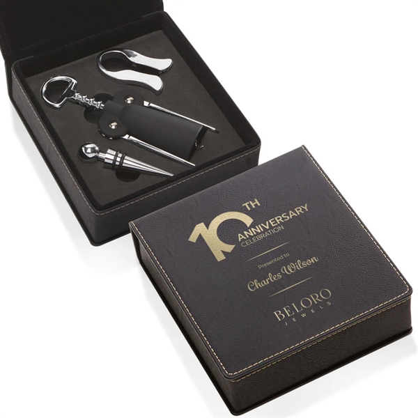 The Falkland Wine Accessory Set includes three essential tools for any... from ASI 84592 St Regis Group