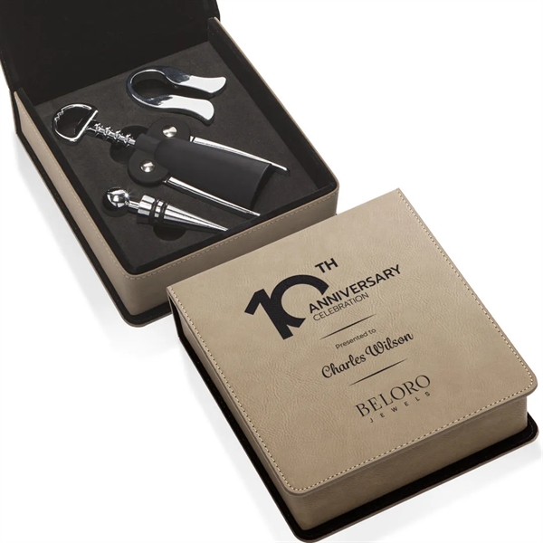 The Falkland Wine Accessory Set includes three essential tools for any... from ASI 84592 St Regis Group