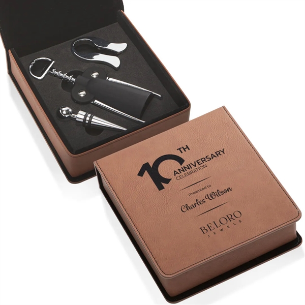 The Falkland Wine Accessory Set includes three essential tools for any... from ASI 84592 St Regis Group