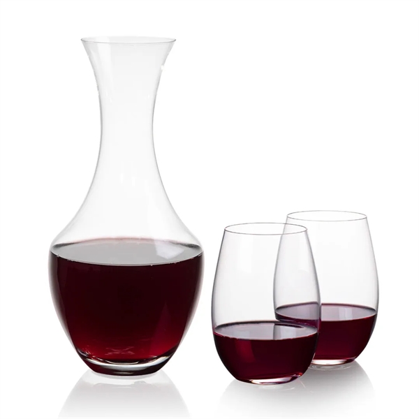 The 50oz Oldham Carafe is combined with your choice of 
2... from ASI 84592 St Regis Group