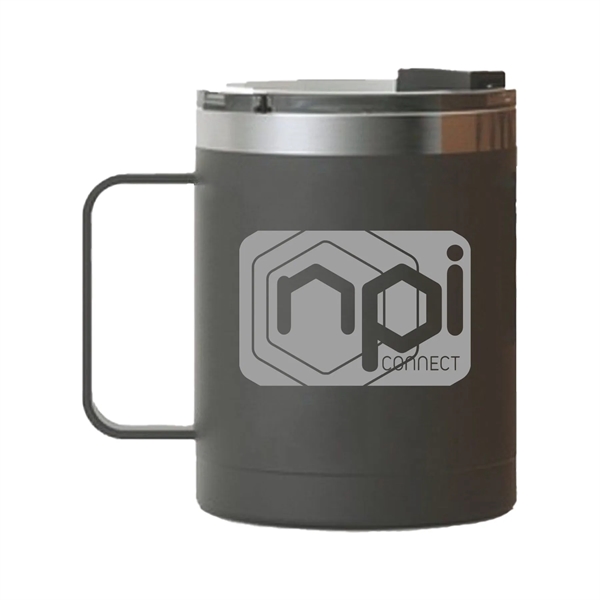 RTIC 12 ounce insulated stainless steel ringed coffee mug with lid... from ASI 74601 Calico