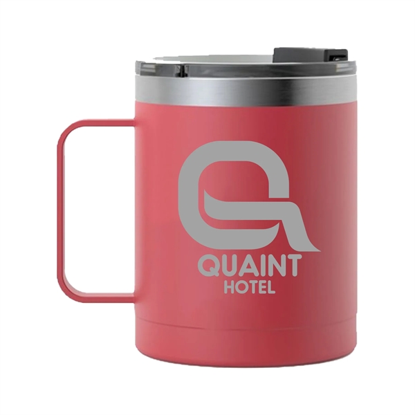RTIC 12 ounce insulated stainless steel ringed coffee mug with lid... from ASI 74601 Calico