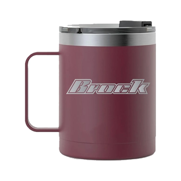 RTIC 12 ounce insulated stainless steel ringed coffee mug with lid... from ASI 74601 Calico