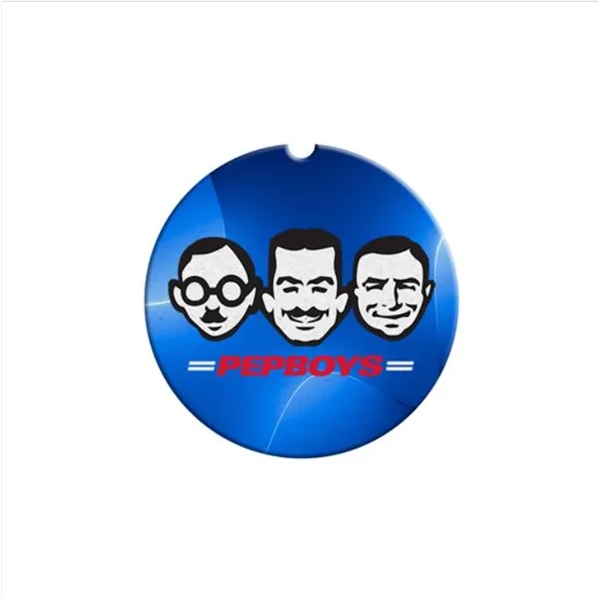 2.5" cup holder car coaster made of pulp paper.... from ASI 90807 Tekweld