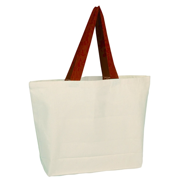 Canvas Tote w/ Single Color Screen Print... from ASI 92980 WOV-IN® / Universal Strap/Wov-In Line