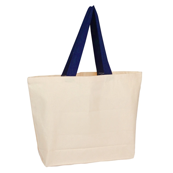 Canvas Tote w/ Single Color Screen Print... from ASI 92980 WOV-IN® / Universal Strap/Wov-In Line