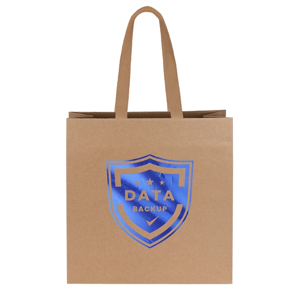 Eco Kraft-Brown Matte Laminated Eurotote... from ASI 37940 Bag Makers Inc