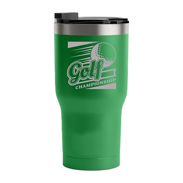 RTIC 20 ounce insulated stainless steel ringed tumbler with lid.... from ASI 74601 Calico