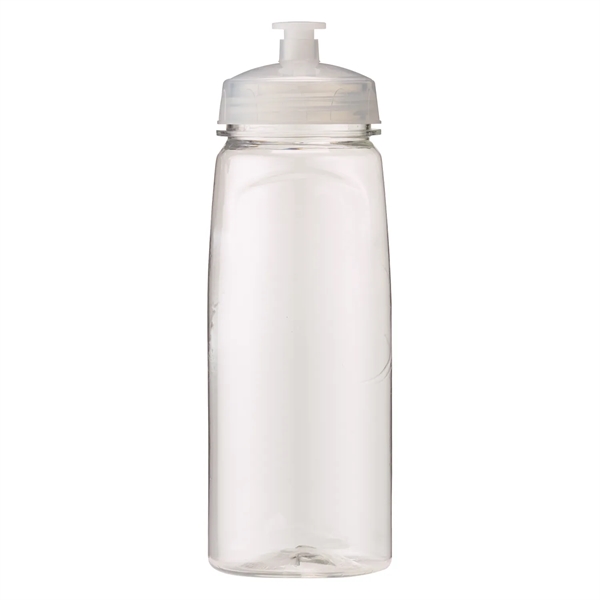 24 oz Polysure Grip'N Sip Squeeze Plastic Sports Bottle with wide... from ASI 52840 Evans Manufacturing