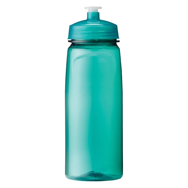 24 oz Polysure Grip'N Sip Squeeze Plastic Sports Bottle with wide... from ASI 52840 Evans Manufacturing