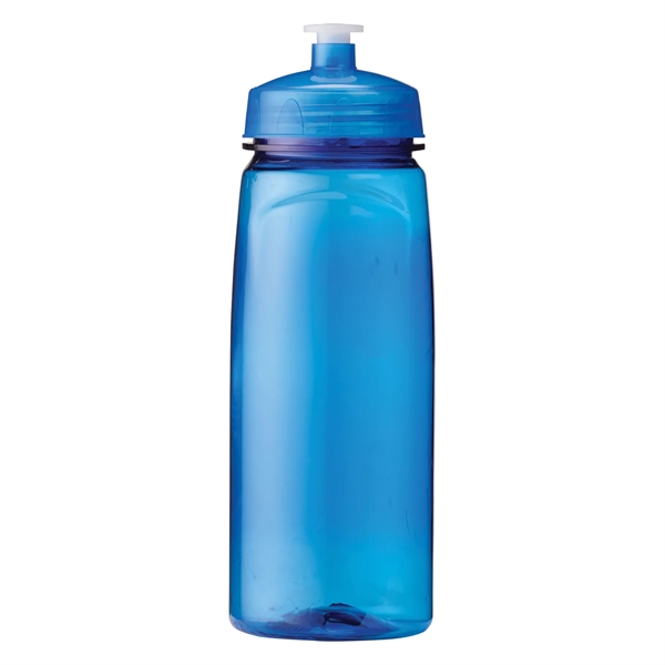 24 oz Polysure Grip'N Sip Squeeze Plastic Sports Bottle with wide... from ASI 52840 Evans Manufacturing