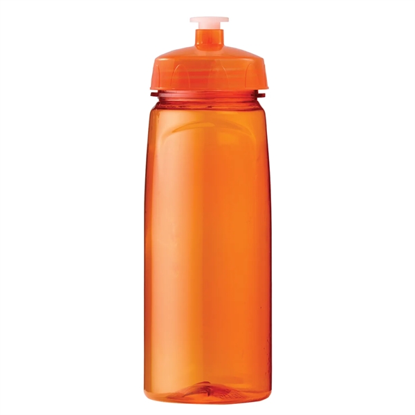 24 oz Polysure Grip'N Sip Squeeze Plastic Sports Bottle with wide... from ASI 52840 Evans Manufacturing
