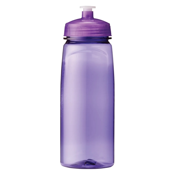 24 oz Polysure Grip'N Sip Squeeze Plastic Sports Bottle with wide... from ASI 52840 Evans Manufacturing