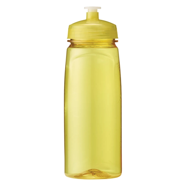 24 oz Polysure Grip'N Sip Squeeze Plastic Sports Bottle with wide... from ASI 52840 Evans Manufacturing