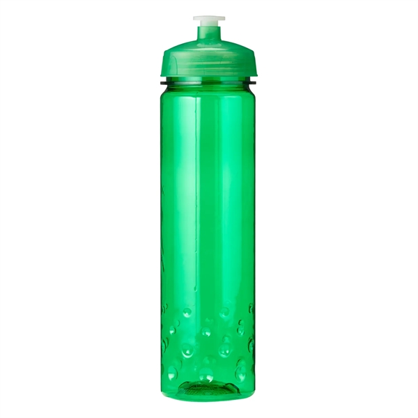24 oz Plastic Sports Water Bottle with Euro body bubble design,... from ASI 52840 Evans Manufacturing