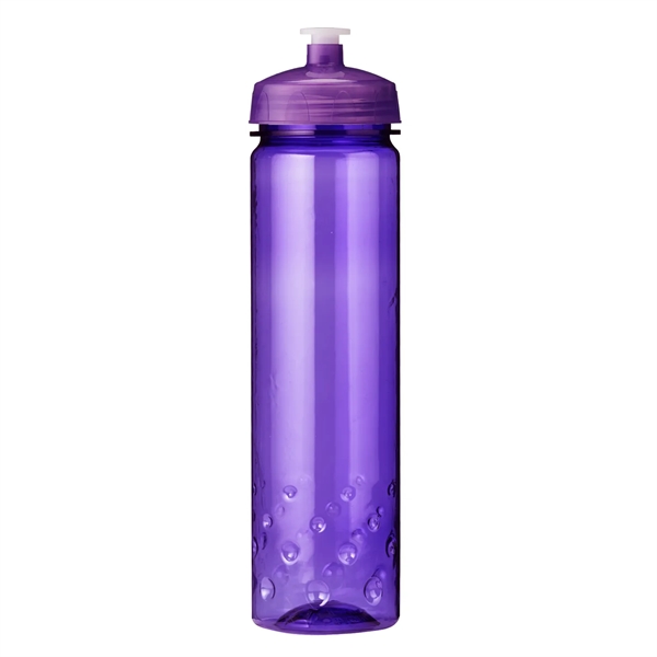 24 oz Plastic Sports Water Bottle with Euro body bubble design,... from ASI 52840 Evans Manufacturing