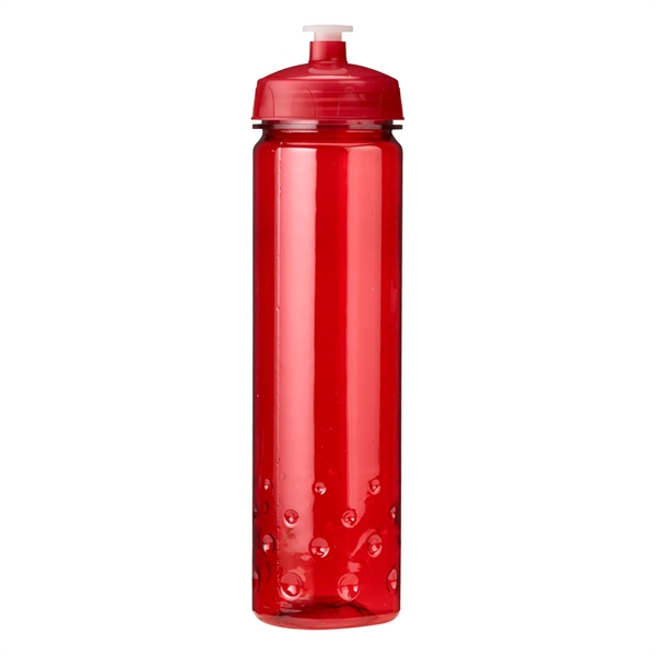 24 oz Plastic Sports Water Bottle with Euro body bubble design,... from ASI 52840 Evans Manufacturing