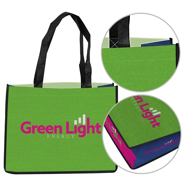 Low minimums on completely customizable tote bags!  Choose your trim... from ASI 91411 Toddy Gear