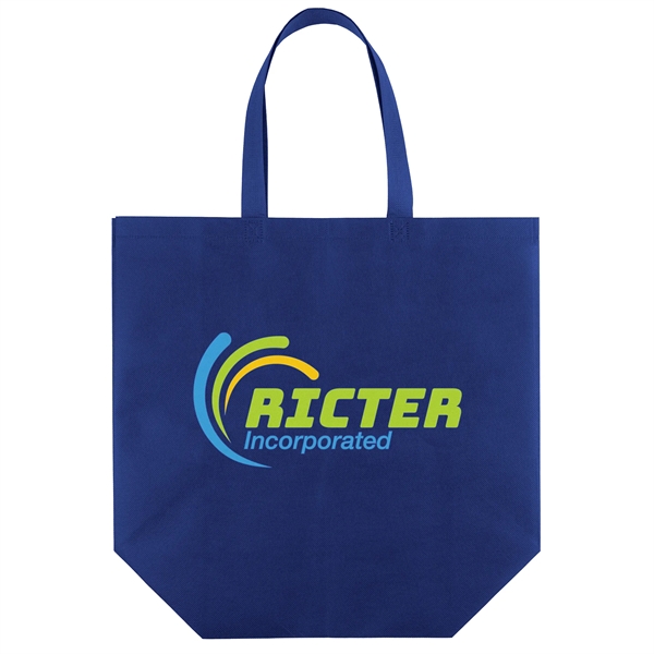 Economical non-woven Value™ Budget Tote features heat-sealed handles... from ASI 37940 Bag Makers Inc