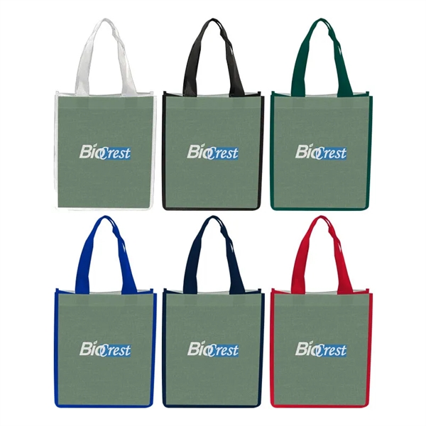 Low minimums on completely customizable tote bags!  Choose your trim... from ASI 91411 Toddy Gear