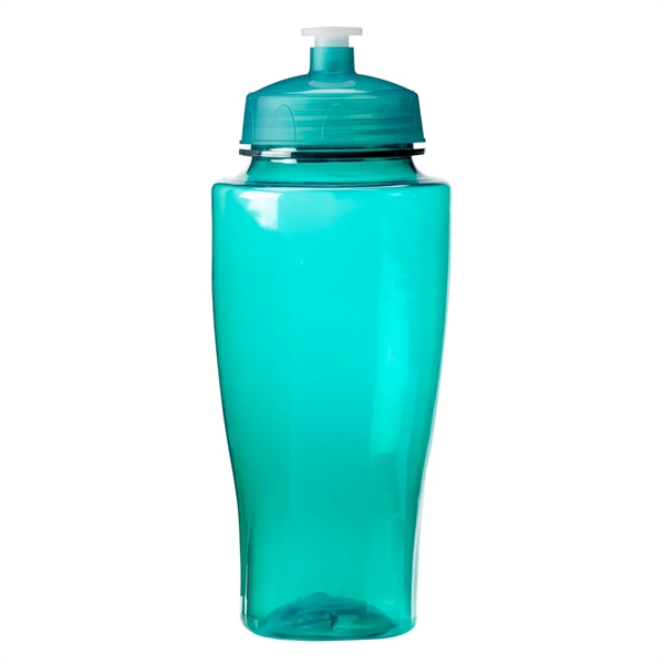 24 oz. Polysure wide mouth sports bottle with leak-resistant, push-pull lid,... from ASI 52840 Evans Manufacturing