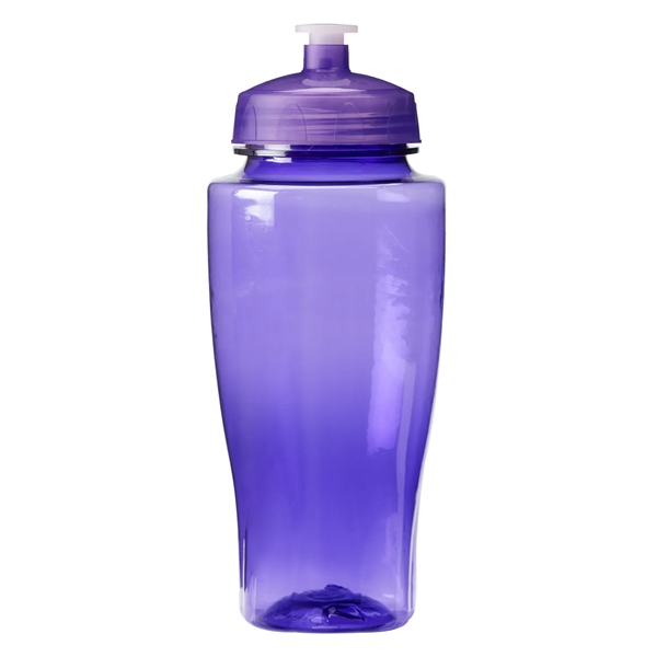 24 oz. Polysure wide mouth sports bottle with leak-resistant, push-pull lid,... from ASI 52840 Evans Manufacturing