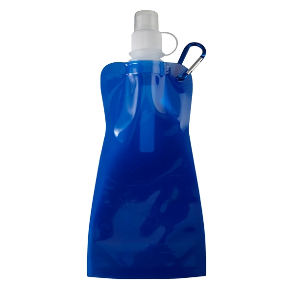 16 oz collapsible water bottle with carabiner.... from ASI 52840 Evans Manufacturing