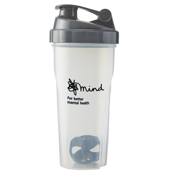 24 oz. Shaker Bottle with measurements embossed down the side. Perfect... from ASI 52840 Evans Manufacturing