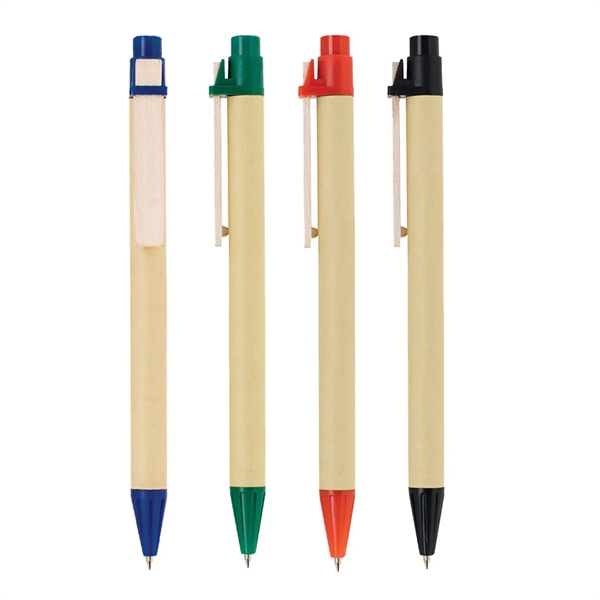 Click action recylcle pen with colored accents.... from ASI 31517 Admart Products / Admart Line