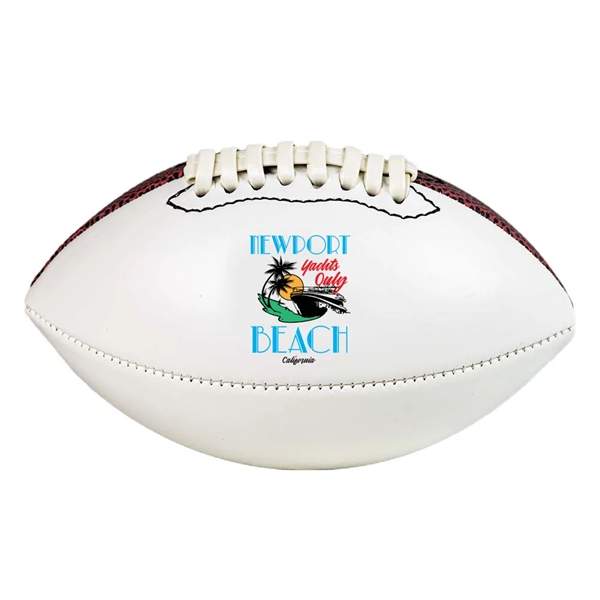 Mini Autograph Football With Full Color UV DTF 3D Logo. Printed... from ASI 62635 Inno-Vative Solutions Grp LTD