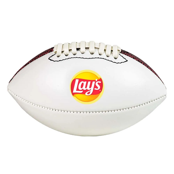 Mini Autograph Football With Full Color UV DTF 3D Logo. Printed... from ASI 62635 Inno-Vative Solutions Grp LTD