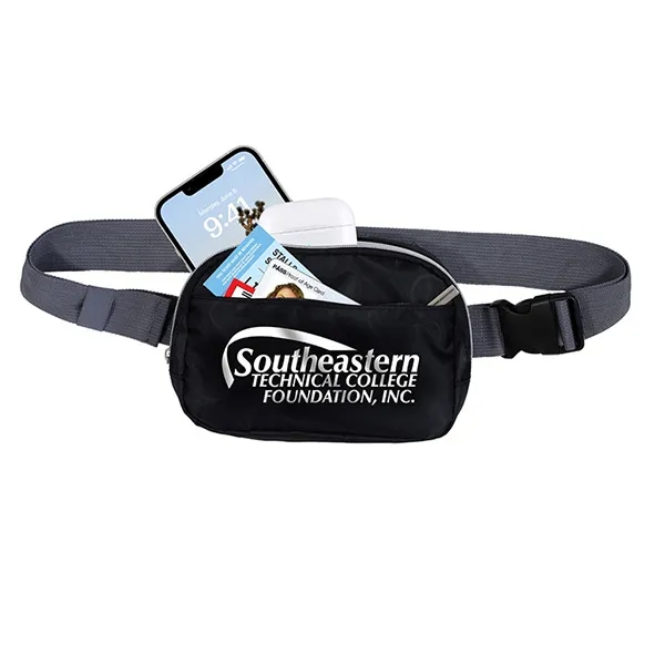 8" x 5 1/2" fanny pack with multiple compartments.... from ASI 62660 Innovation Line